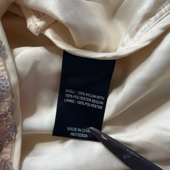 NWT Michael Costello x Revolve Fabian Sequin One Shoulder Mini Dress Sz Small - Picture 6 of 7